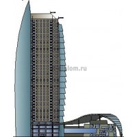Многоэтажное жилое здание в зоне перехода ж/д путей в г. Благовещенск